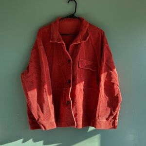 Corduroy burnt orange women’s two XL jacket